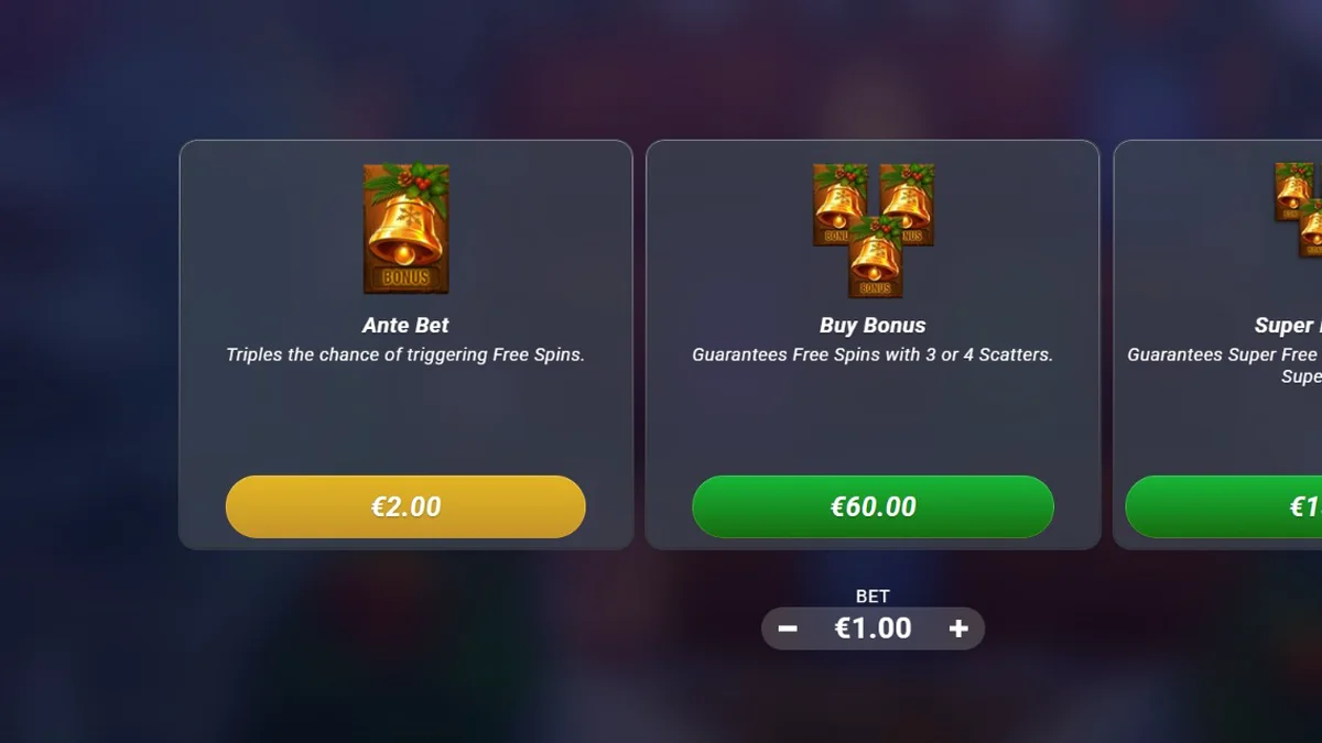 Cenário festivo e aconchegante do slot Holly com elementos de inverno e luzes de fadas