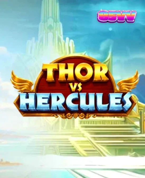 Interface do jogo Thor vs Hercules com elementos da mitologia nórdica e grega